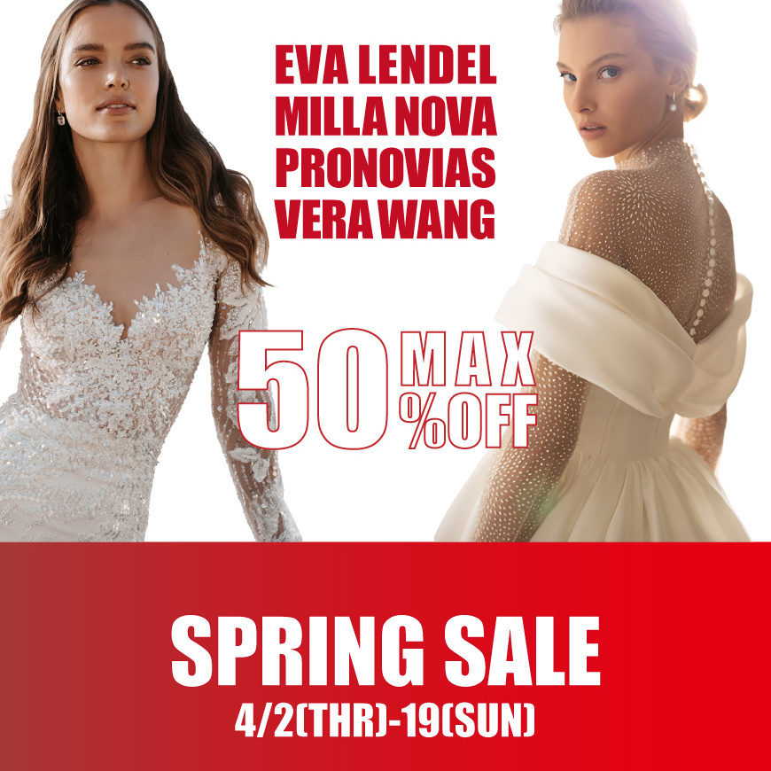 ウエディングドレスセール日本橋サロン-東京SALE